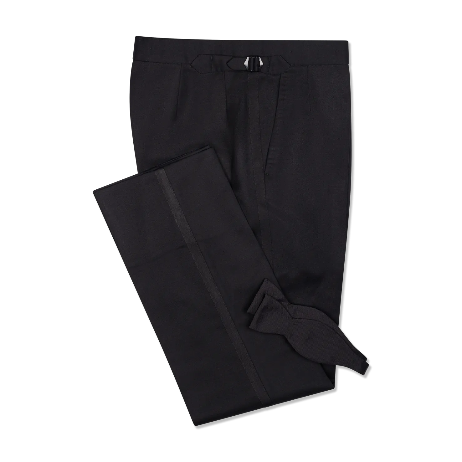 Separate Dinner Trouser in Black Twill