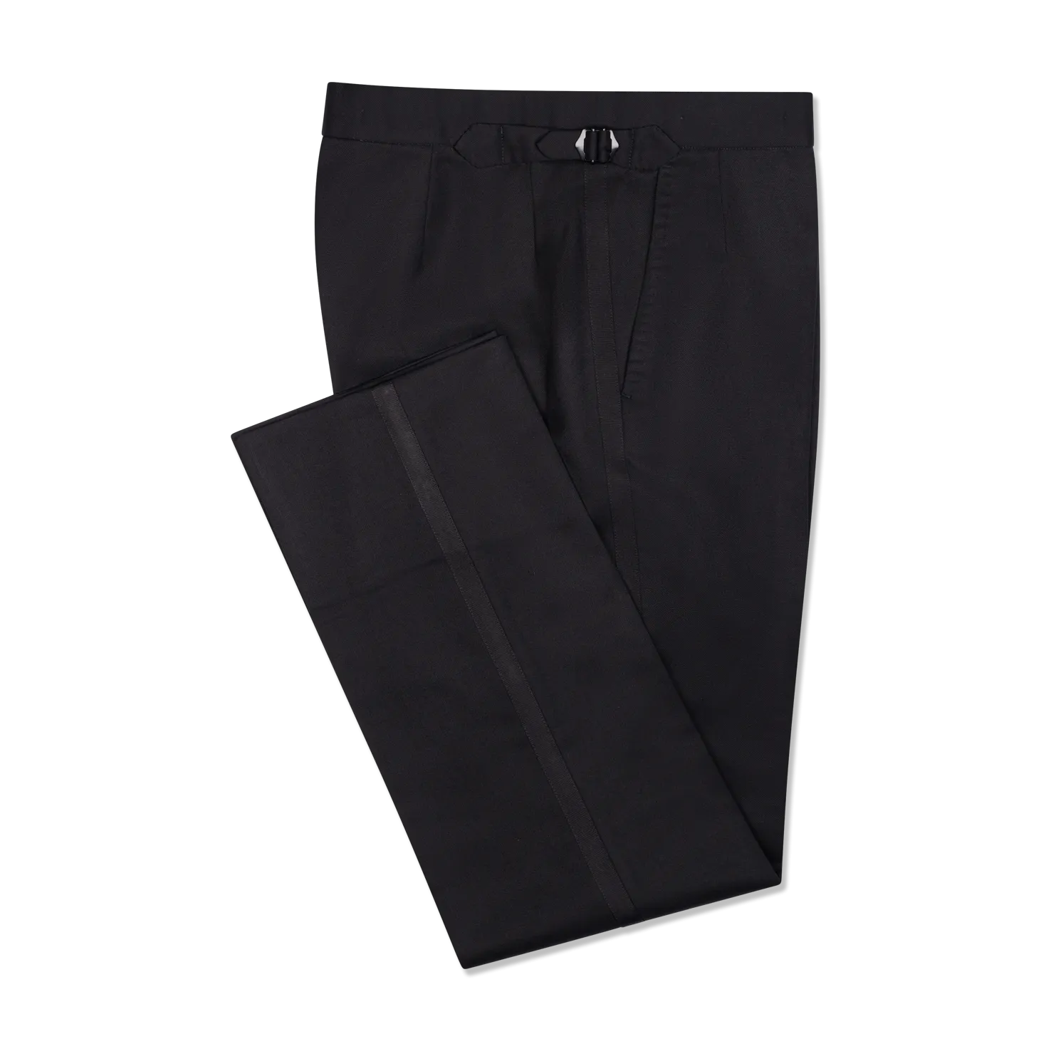 Separate Dinner Trouser in Black Twill