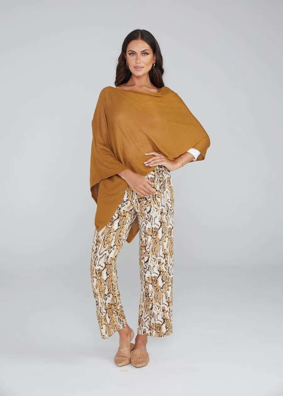 Tyler Bamboo Paperbag Pant - Snake