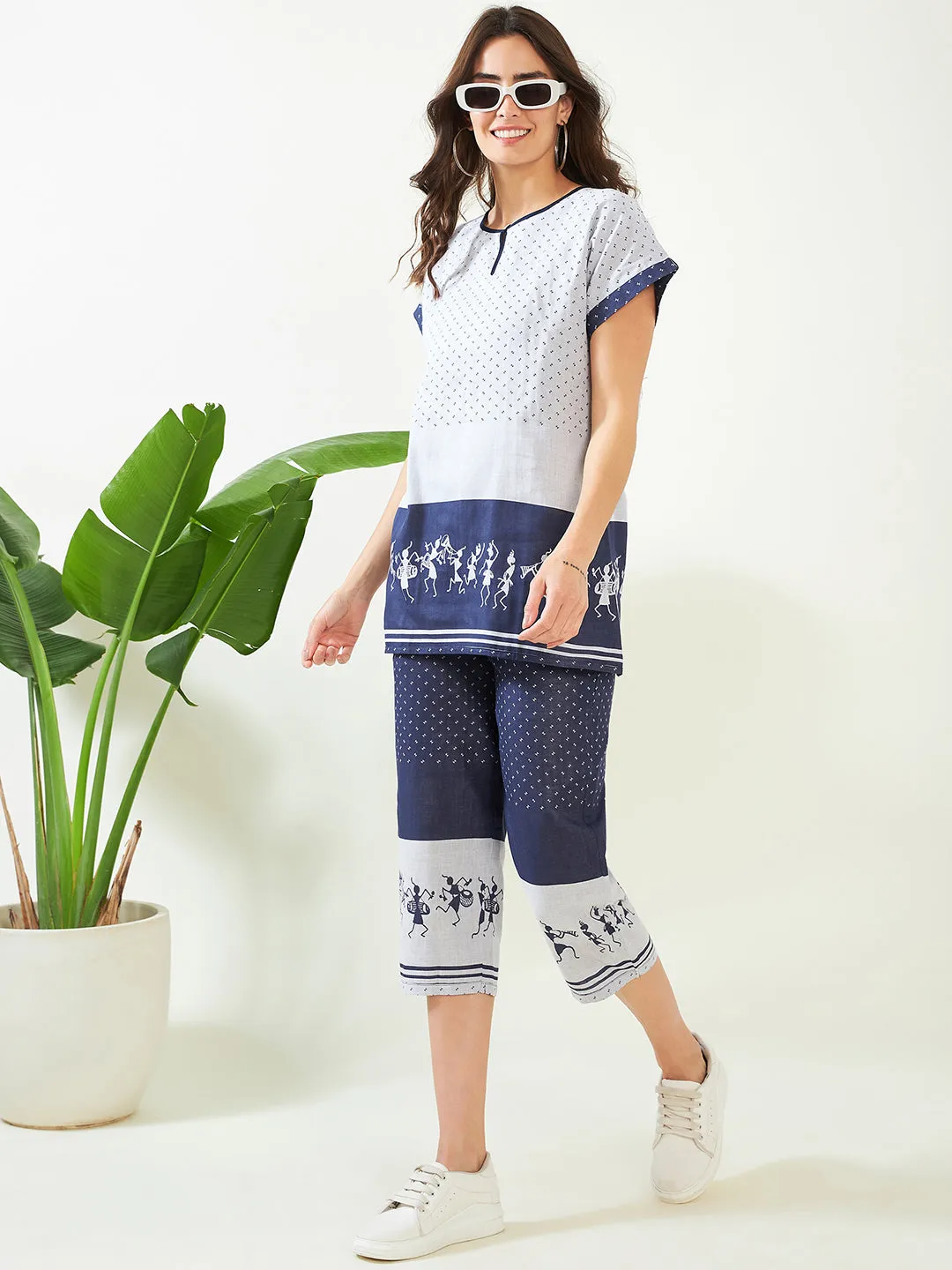 Warli Jacquard Cotton Co-ord Set