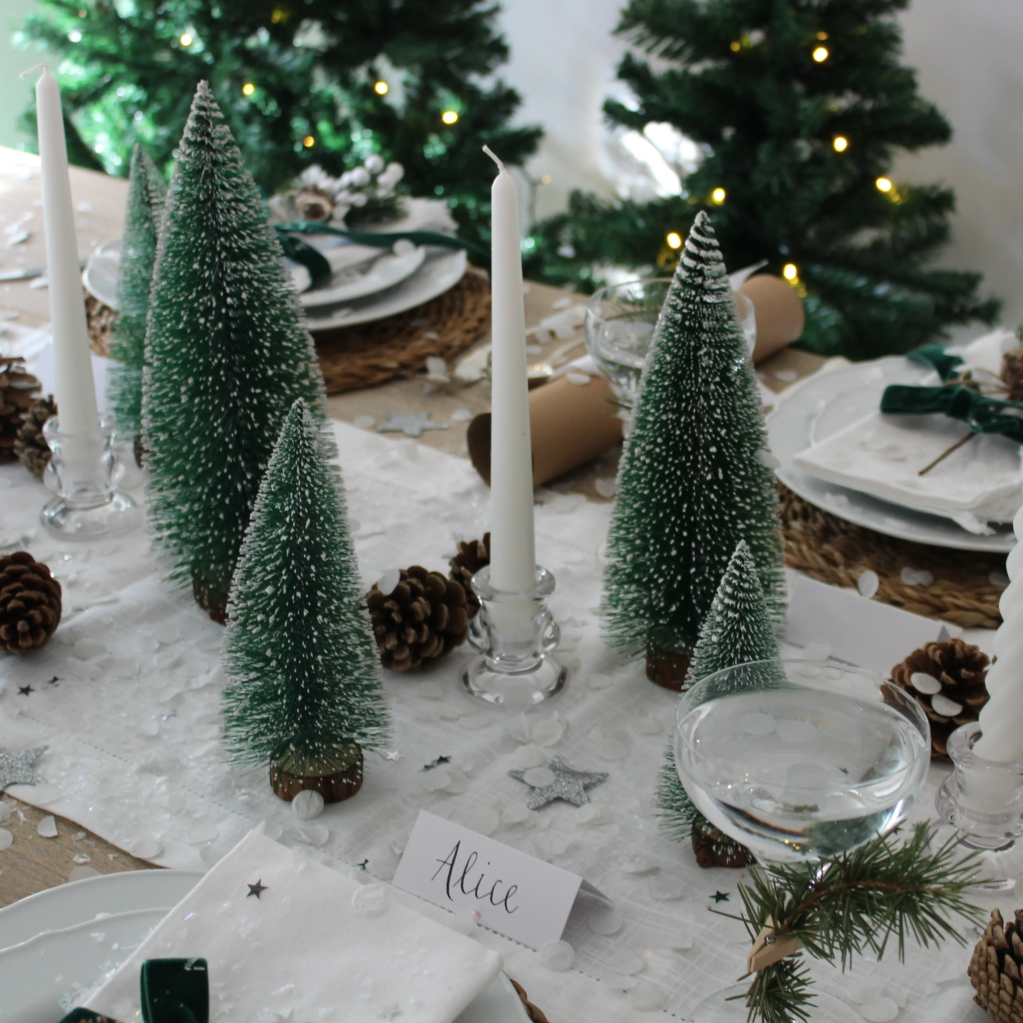 Winter Wonderland Tablescape