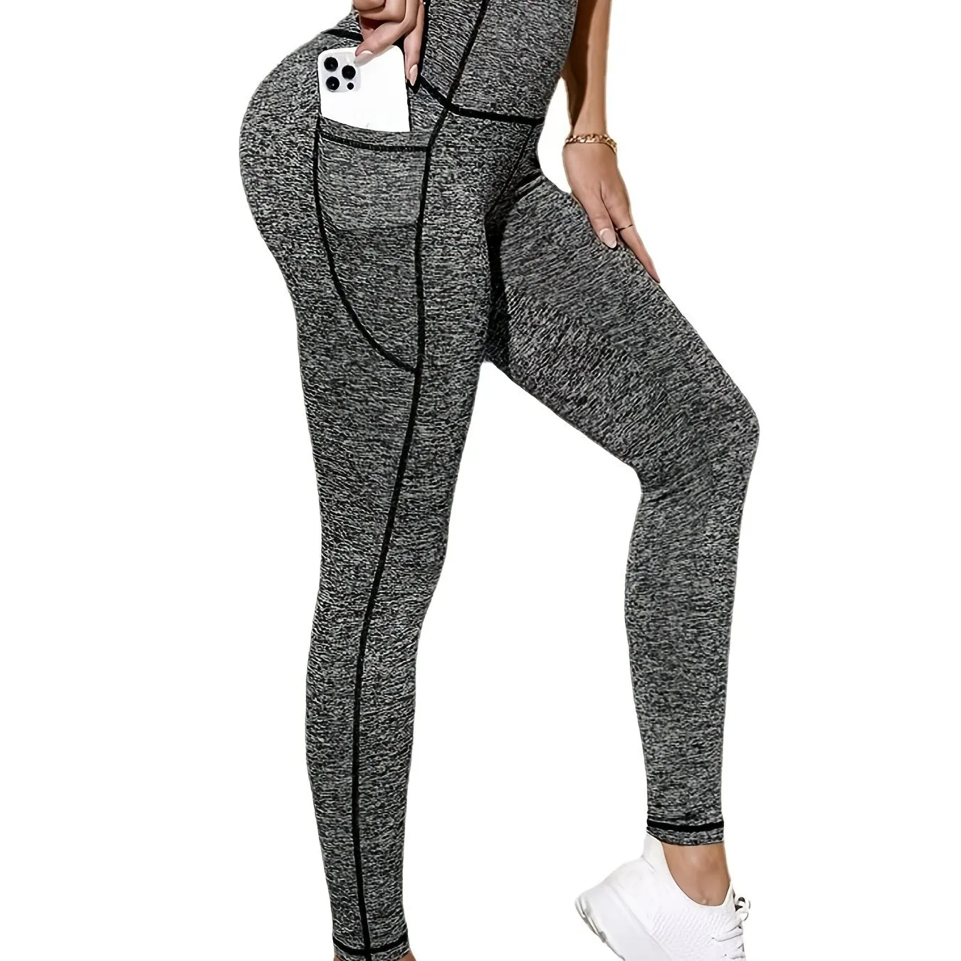 Women's Wide Waistband Sports Leggings Comfortable Fitness Workout Running Yoga Pants