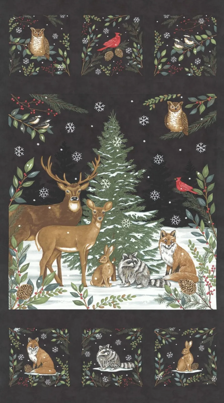 Woodland Winter Panel