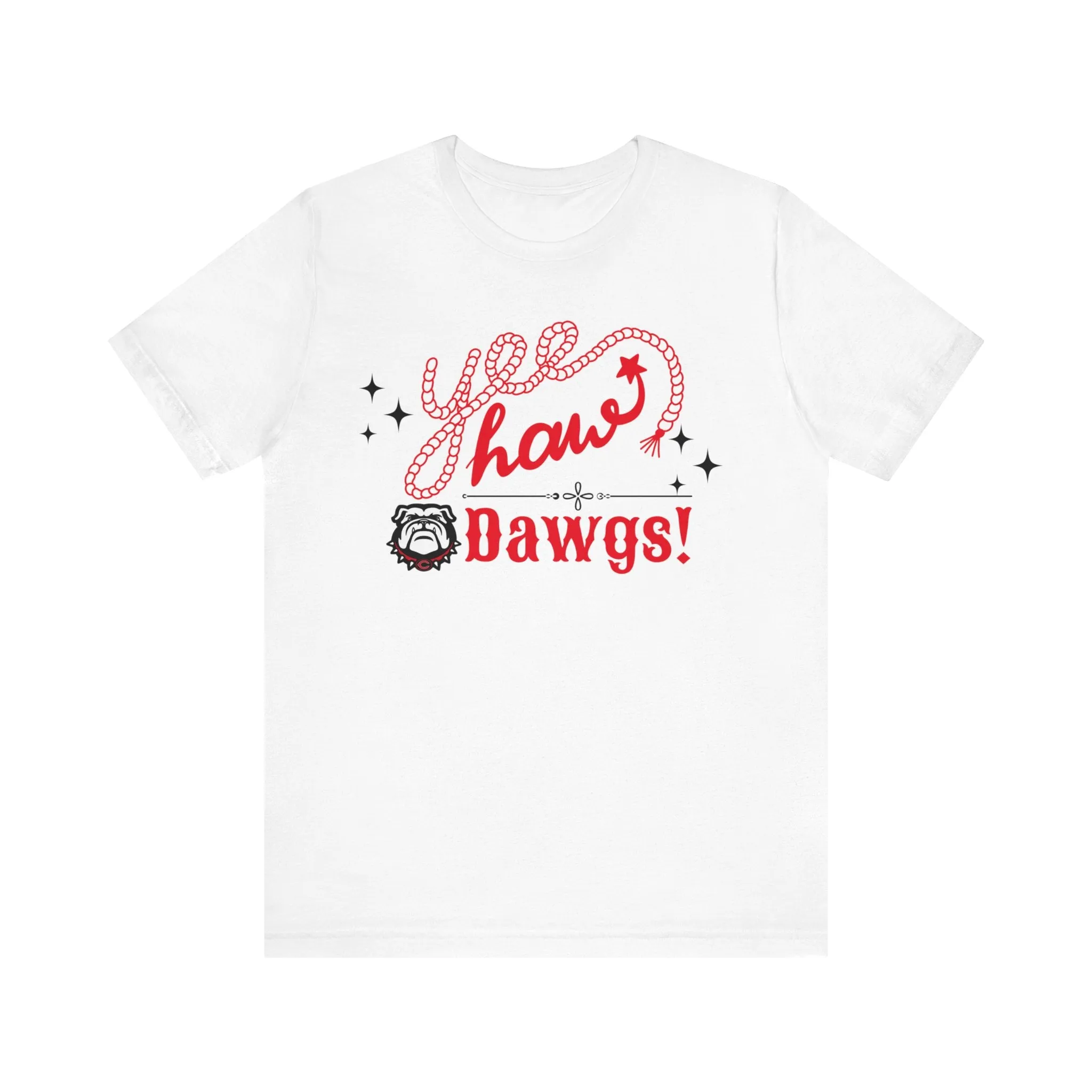 Yeehaw Dawgs Soft Style Unisex Jersey Short Sleeve Tee