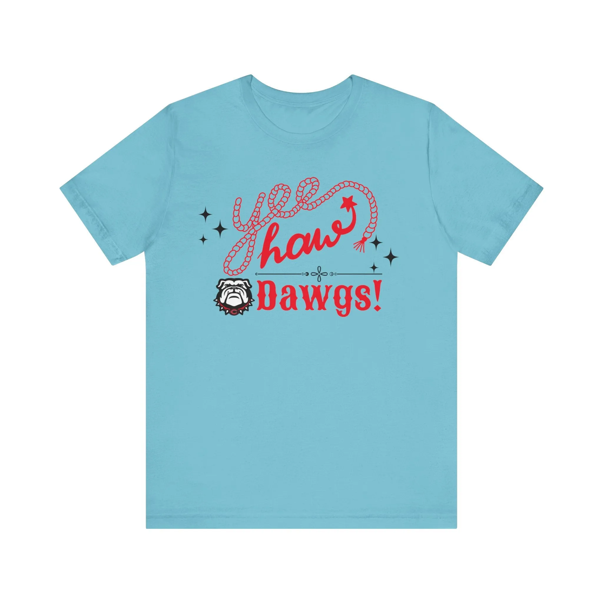 Yeehaw Dawgs Soft Style Unisex Jersey Short Sleeve Tee