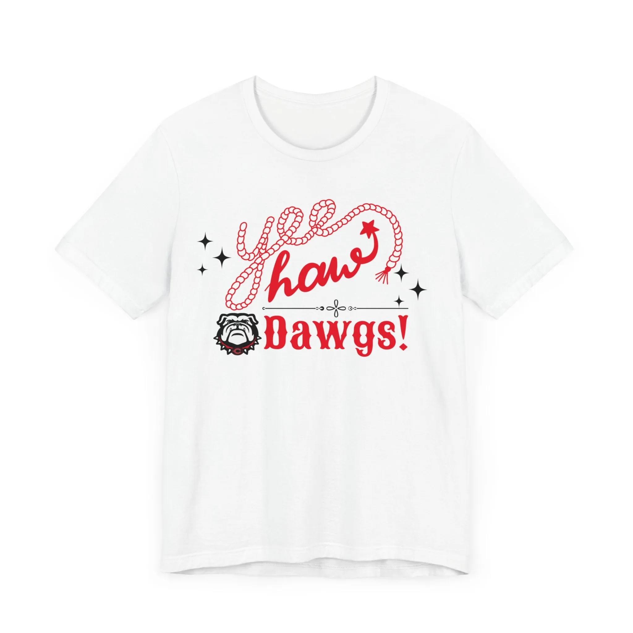 Yeehaw Dawgs Soft Style Unisex Jersey Short Sleeve Tee