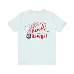 Yeehaw Dawgs Soft Style Unisex Jersey Short Sleeve Tee