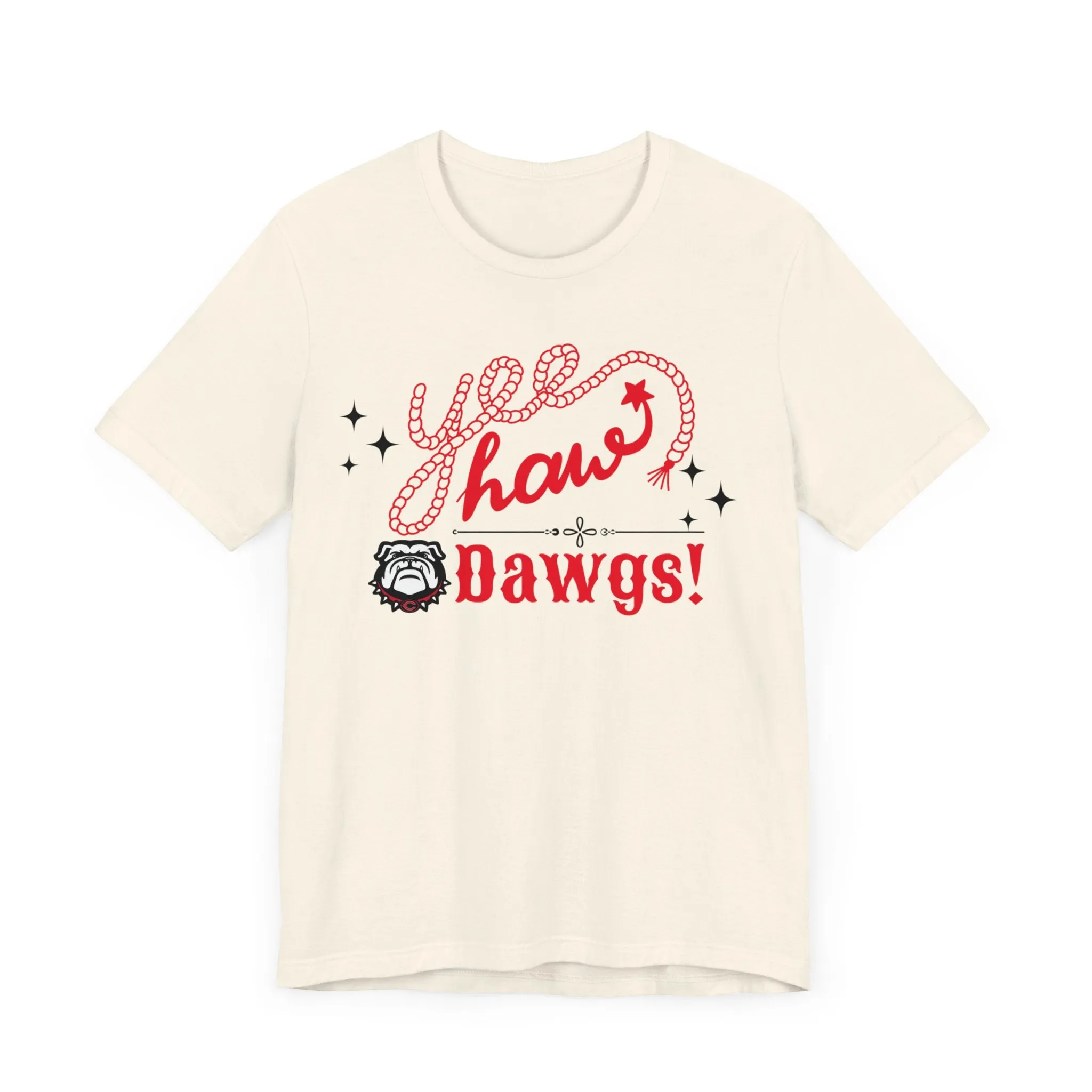 Yeehaw Dawgs Soft Style Unisex Jersey Short Sleeve Tee